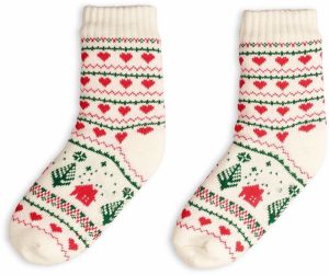 GATE Vysoké vzorované zateplené ponožky