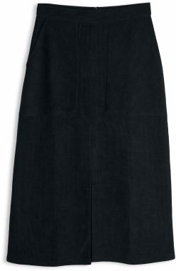 GATE Menčestrová midi sukňa