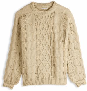 GATE Sveter s vrkočovým pletením