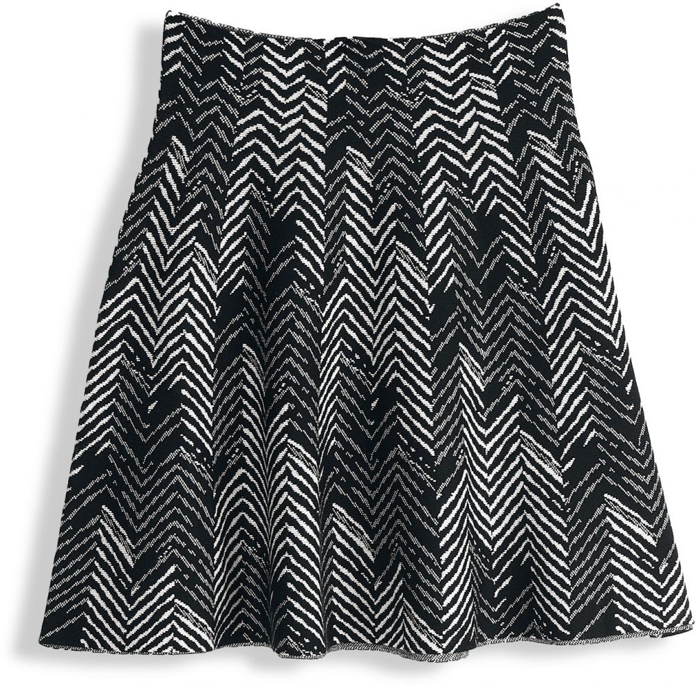 GATE Pletená mini sukňa