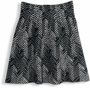 GATE Pletená mini sukňa