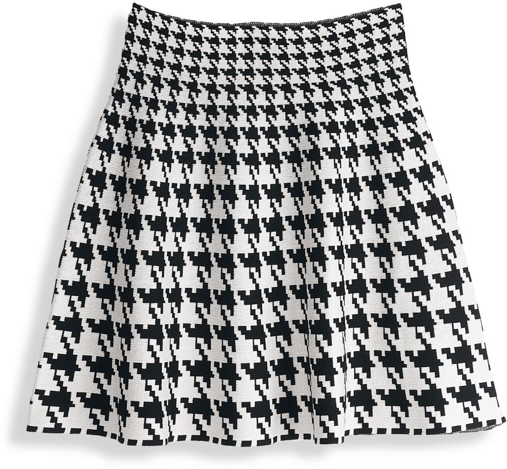 GATE Pletená mini sukňa