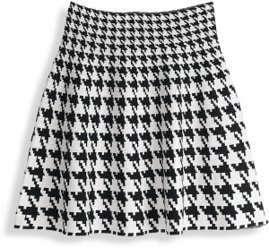 GATE Pletená mini sukňa