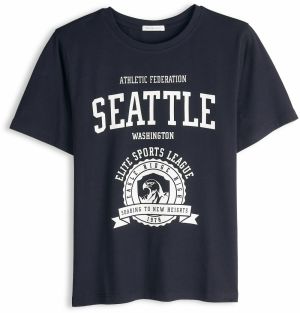 GATE Bavlnené tričko s potlačou