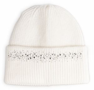GATE Pletená čiapka s kamienkami