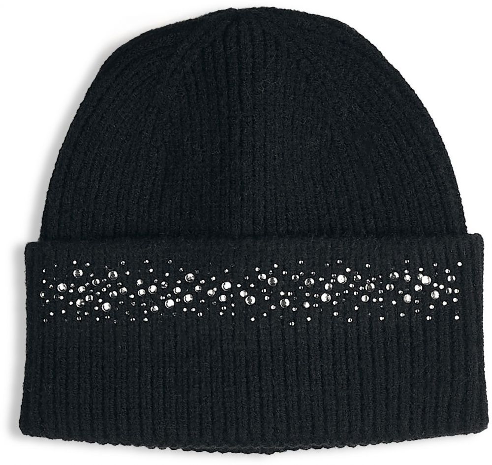 GATE Pletená čiapka s kamienkami