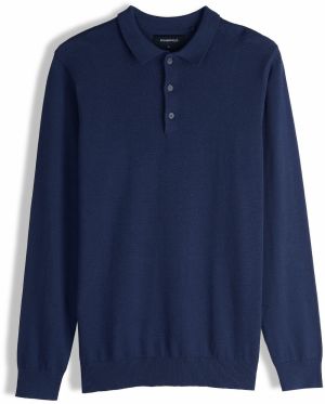 GATE Pulóver s polo golierom