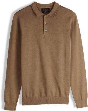 GATE Pulóver s polo golierom