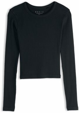 GATE Základné rebrované tričko