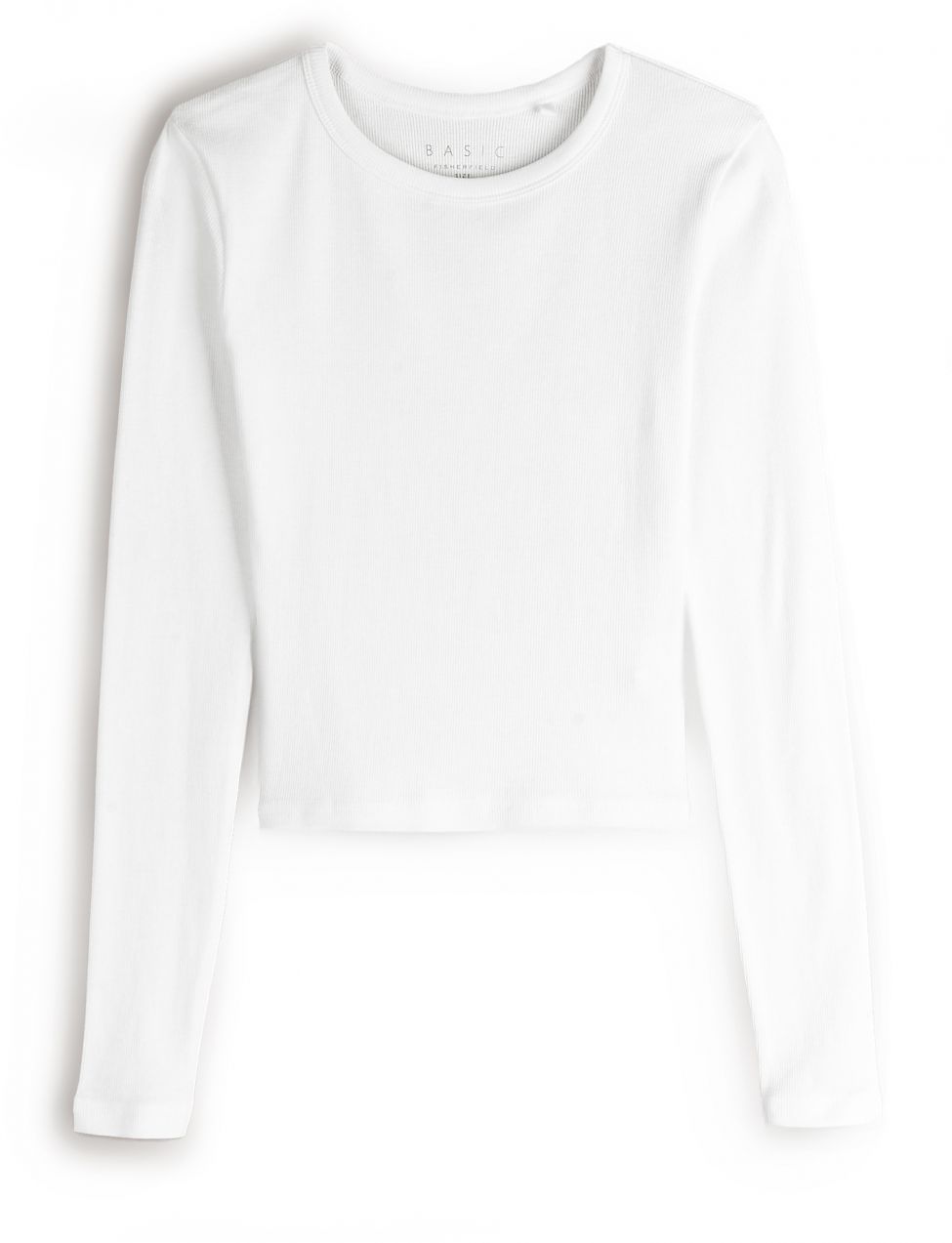 GATE Základné rebrované tričko