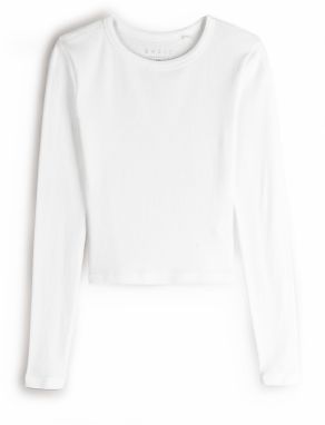 GATE Základné rebrované tričko