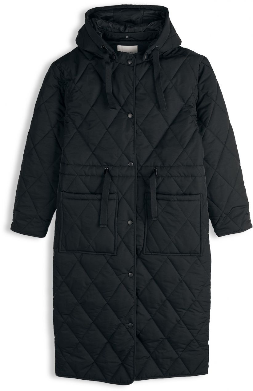 GATE Dámska prešívaná zimná bunda s kapucňou