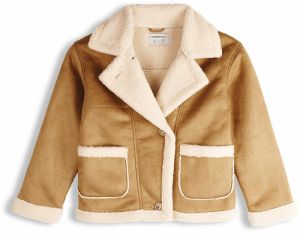 GATE Kabát s podšívkou z umelej kožušiny