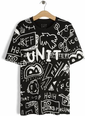 GATE Bavlnené tričko s potlačou