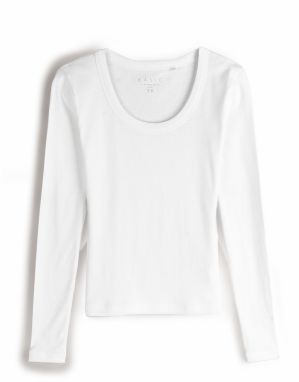 GATE Základné tričko s dlhým rukávom