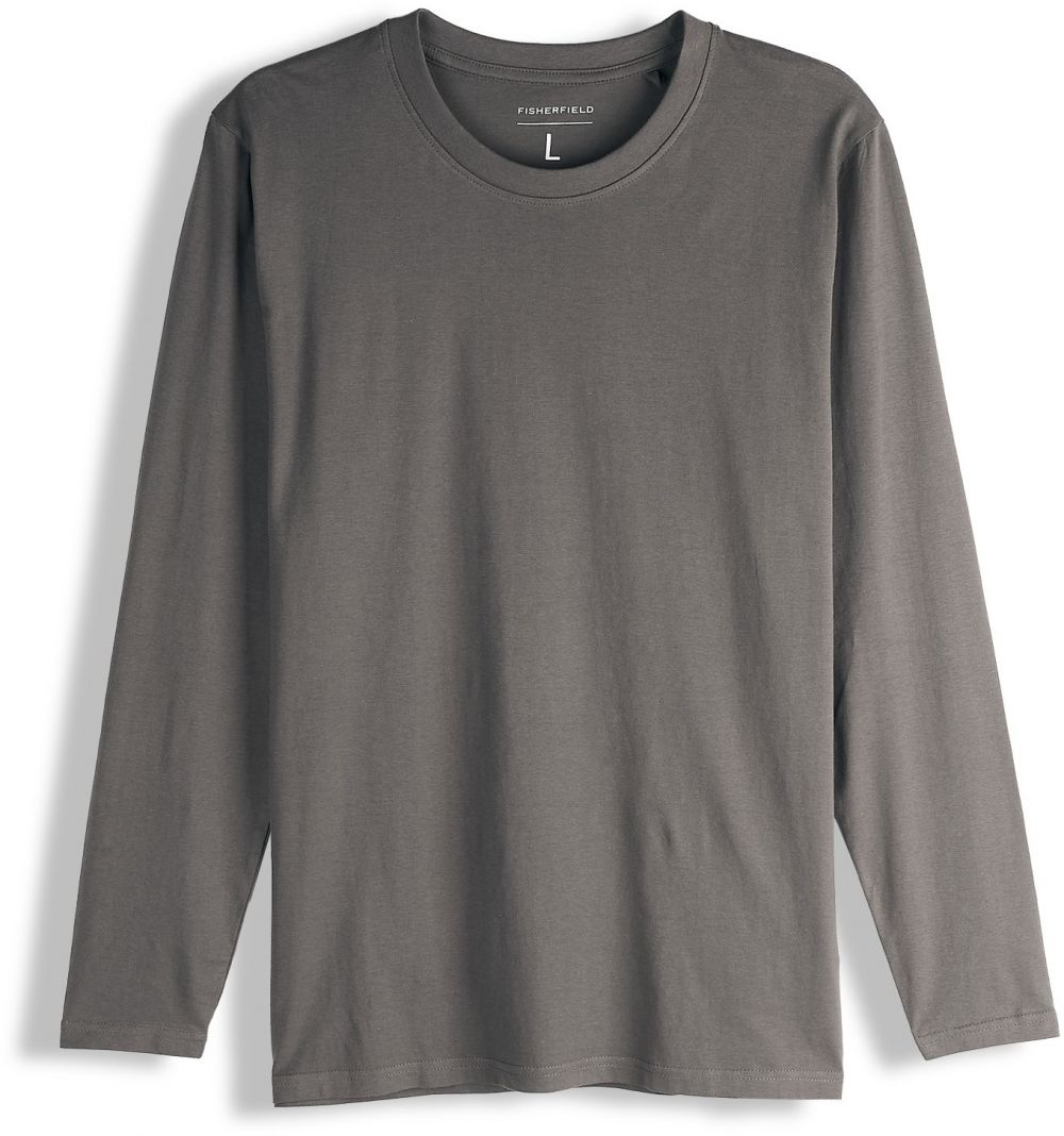 GATE Základné bavlnené tričko slim fit