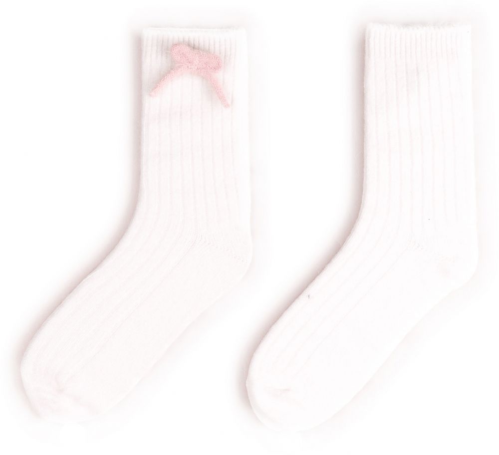 GATE Vysoké ponožky s ozdobnou mašličkou