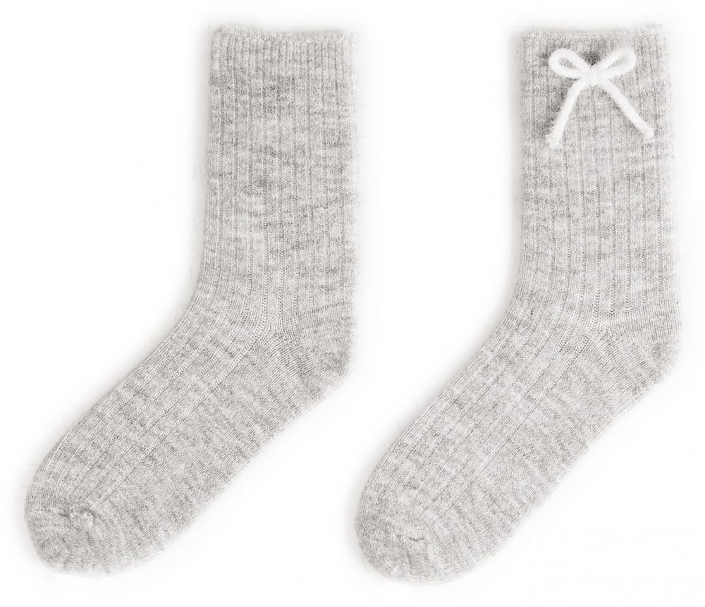 GATE Vysoké ponožky s ozdobnou mašličkou