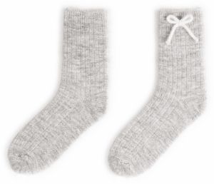 GATE Vysoké ponožky s ozdobnou mašličkou