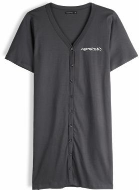 GATE Bavlnená nočná košieľka na gombičky