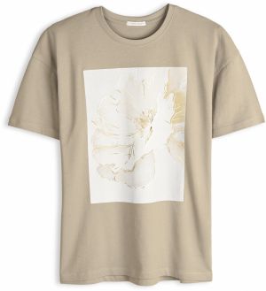 GATE Bavlnené tričko s potlačou