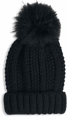 GATE Pletená čiapka s brmbolcom
