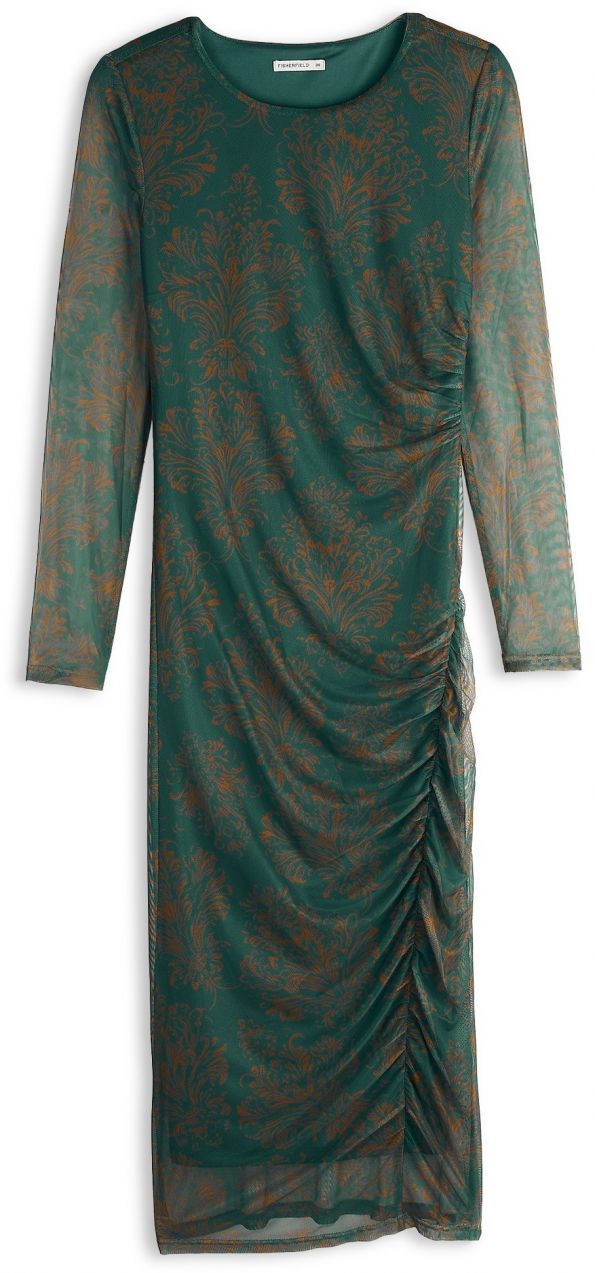 GATE Dámske sieťované šaty s potlačou