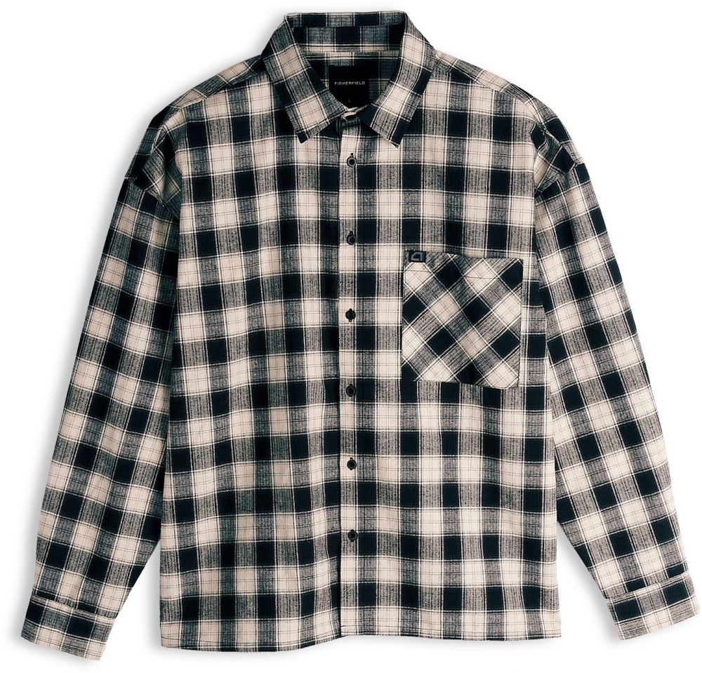 GATE Károvaná flanelová košeľa oversized fit