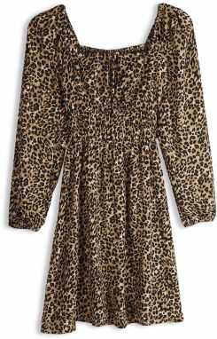 GATE Šaty so zvieracou potlačou