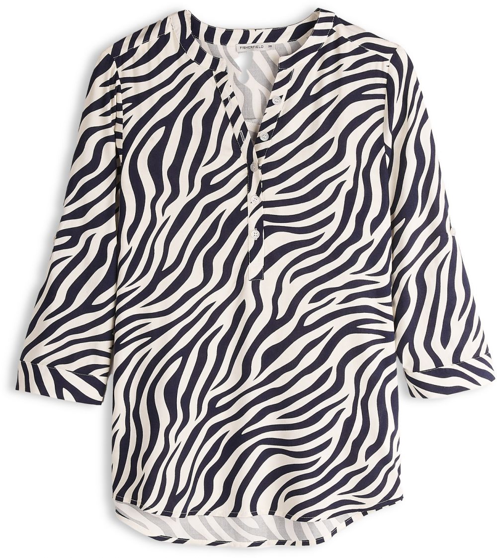 GATE Viskózová blúzka s potlačou