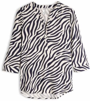 GATE Viskózová blúzka s potlačou