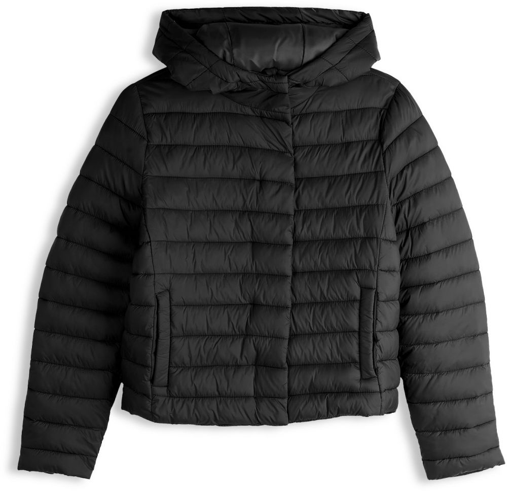 GATE Prešívaná bunda s kapucňou