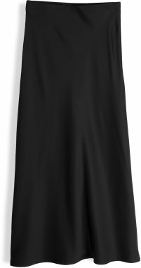 GATE Saténová midi sukňa