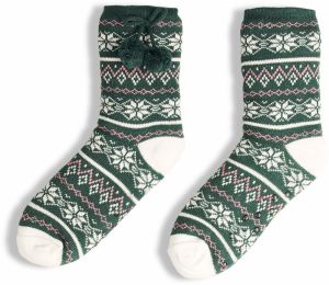 GATE Vysoké vzorované hrejivé ponožky