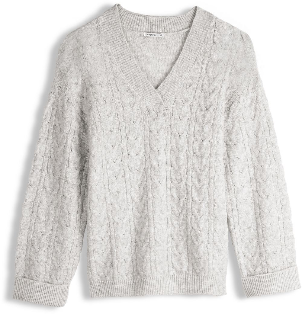 GATE Pulóver so zapletaným vzorom