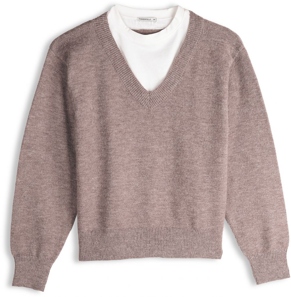 GATE Pulóver so všitým tričkom