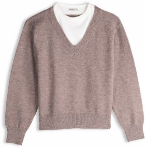 GATE Pulóver so všitým tričkom