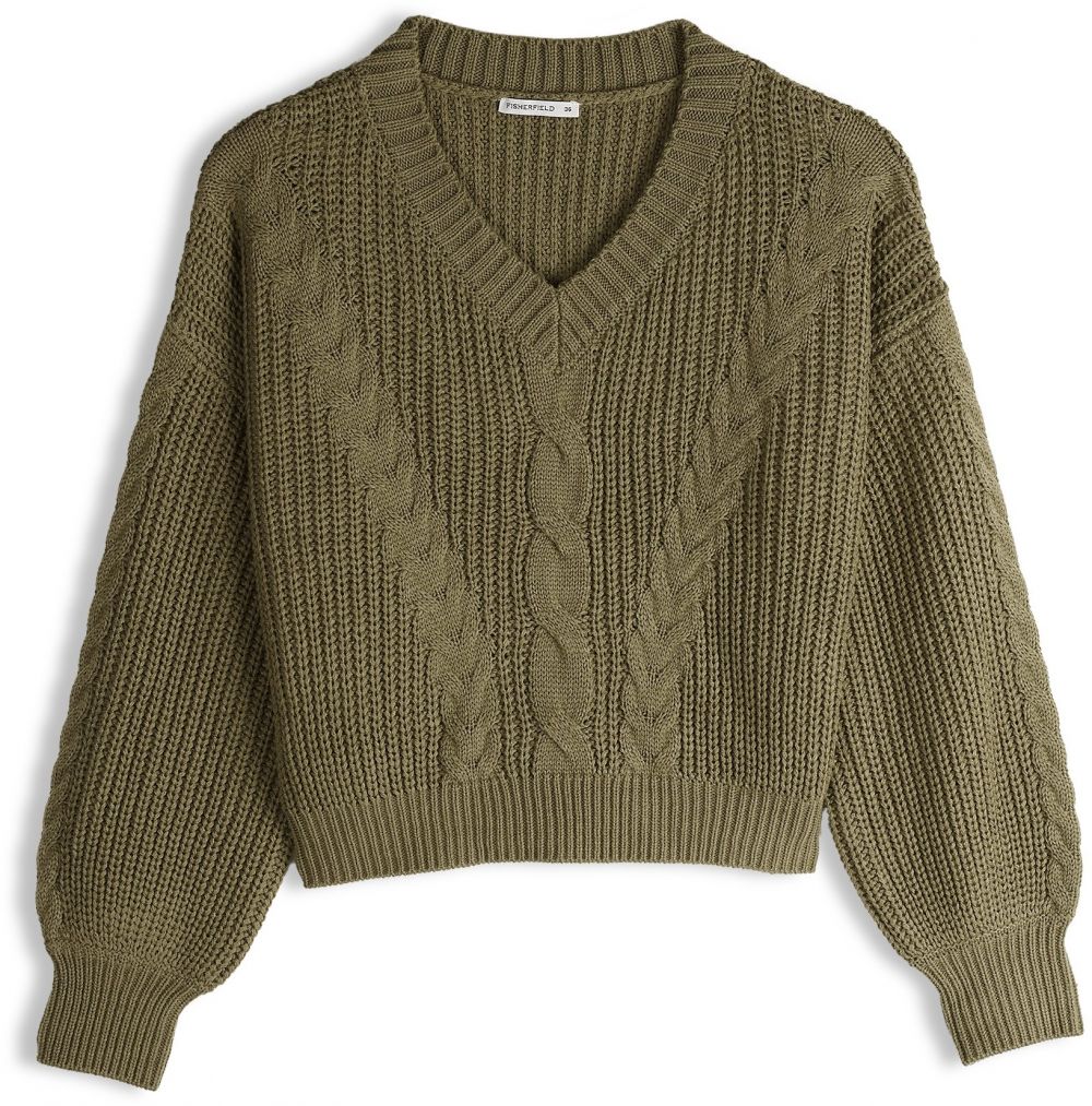 GATE Pulóver s véčkovým výstrihom