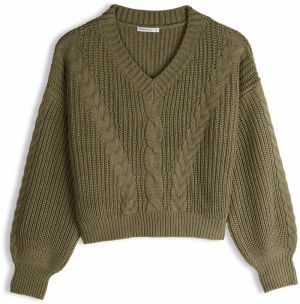 GATE Pulóver s véčkovým výstrihom