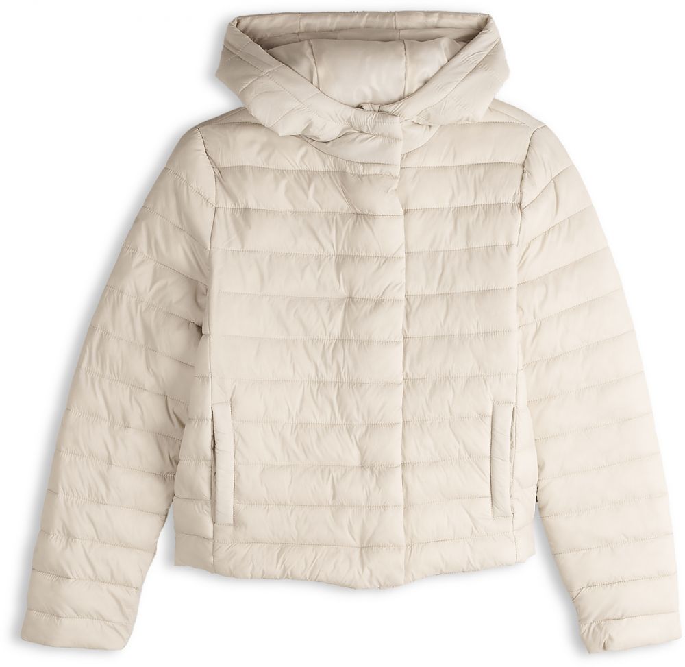 GATE Prešívaná bunda s kapucňou