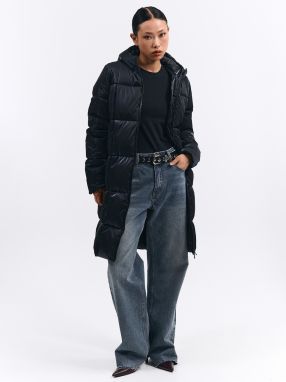 GATE Zimná lesklá bunda na zips