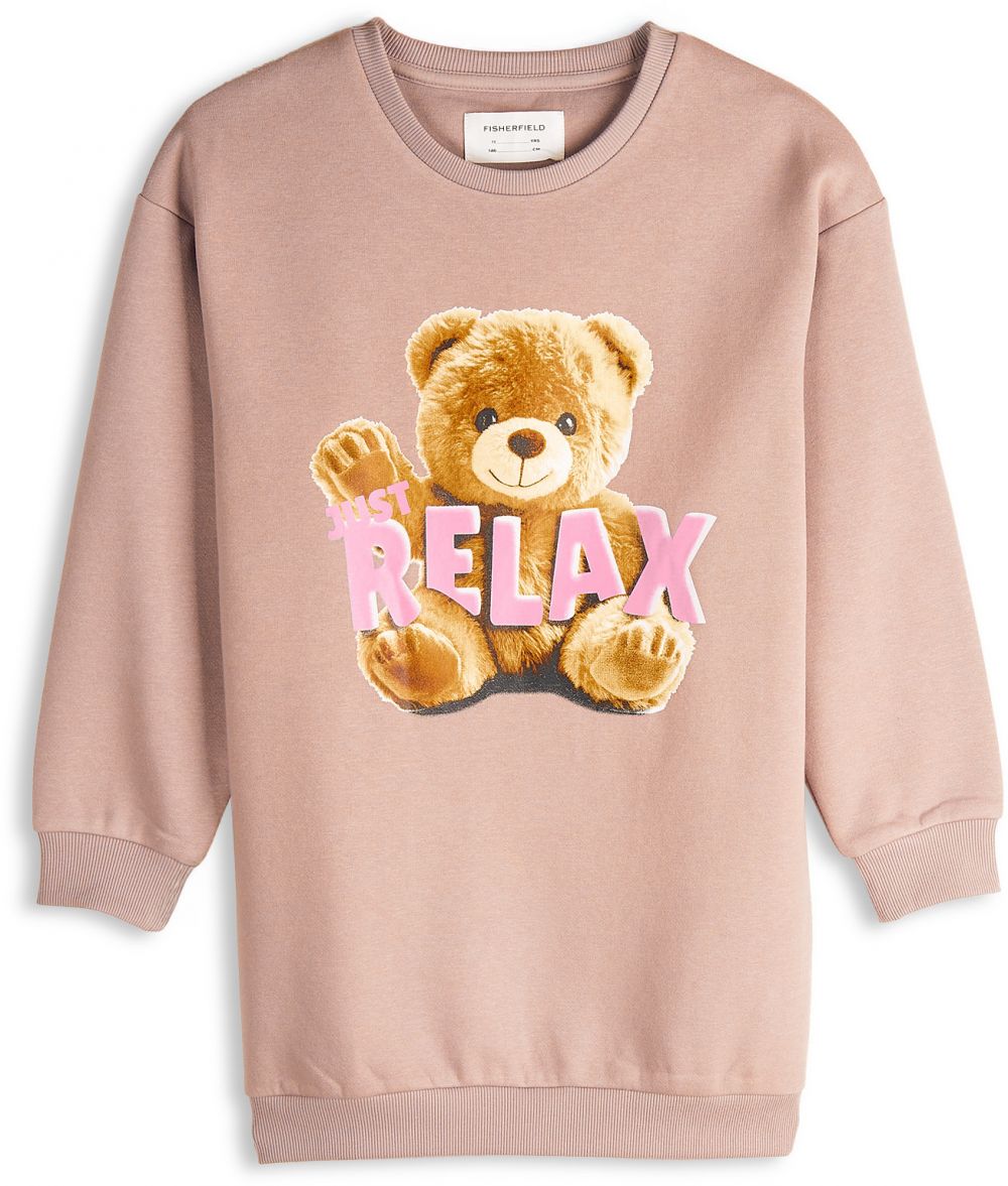 GATE Predĺžená mikina s potlačou