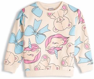 GATE Teplá mikina s potlačou