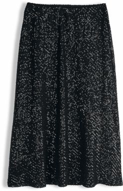 GATE Midi sukňa s flitrami