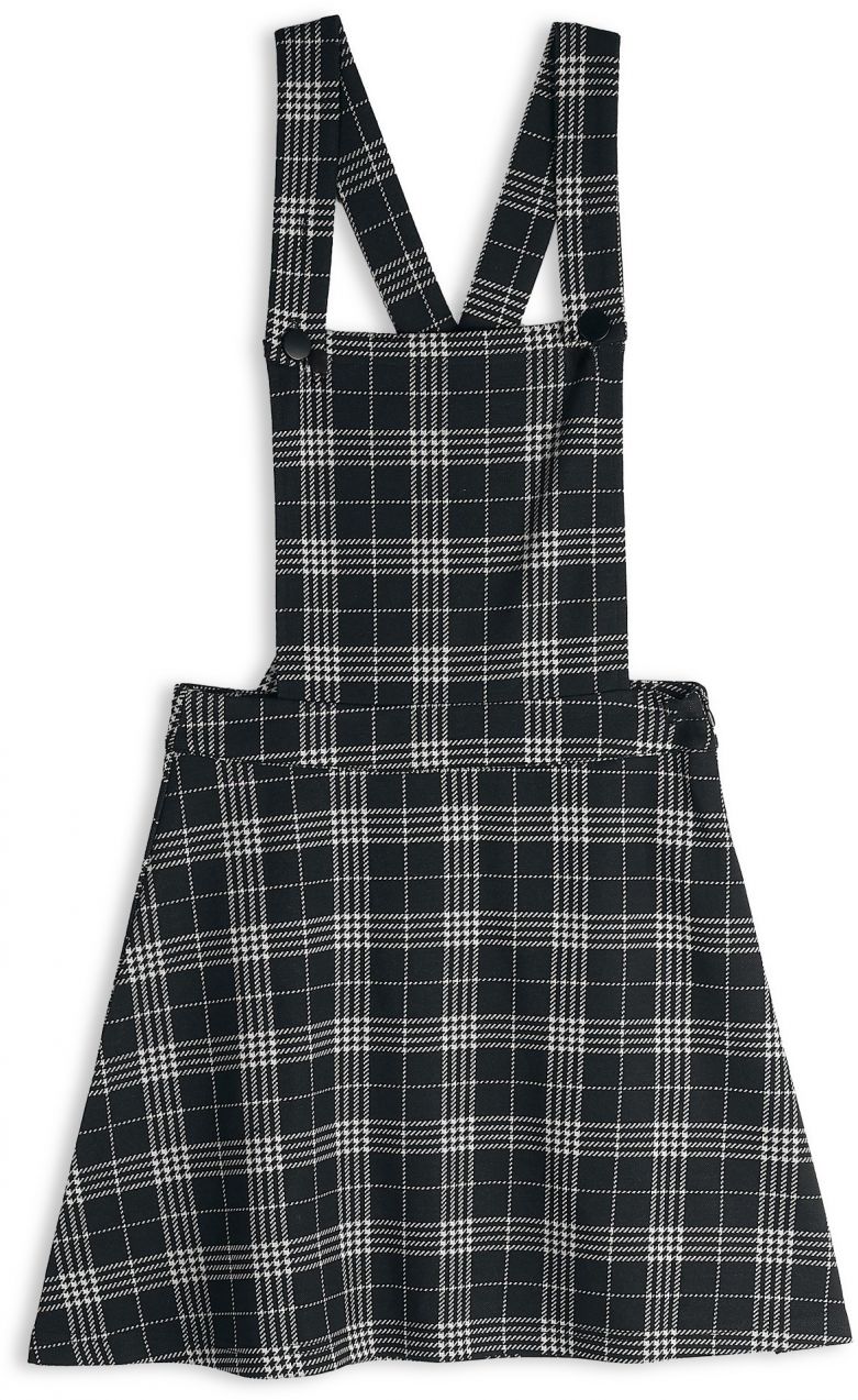 GATE Károvaná sukňa na traky