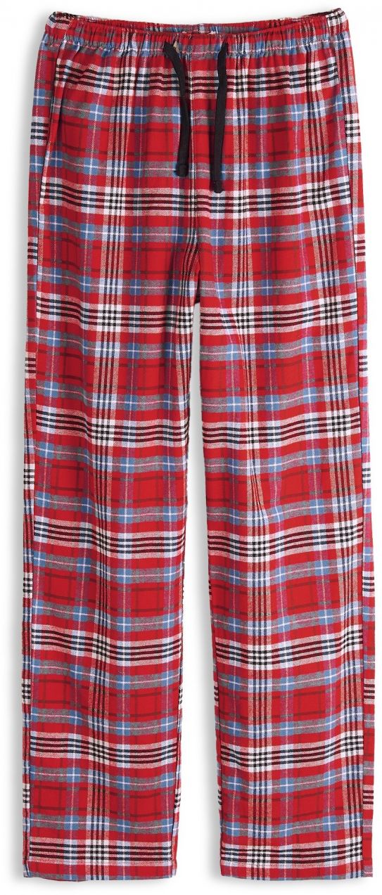 GATE Bavlnené kárované pyžamové nohavice