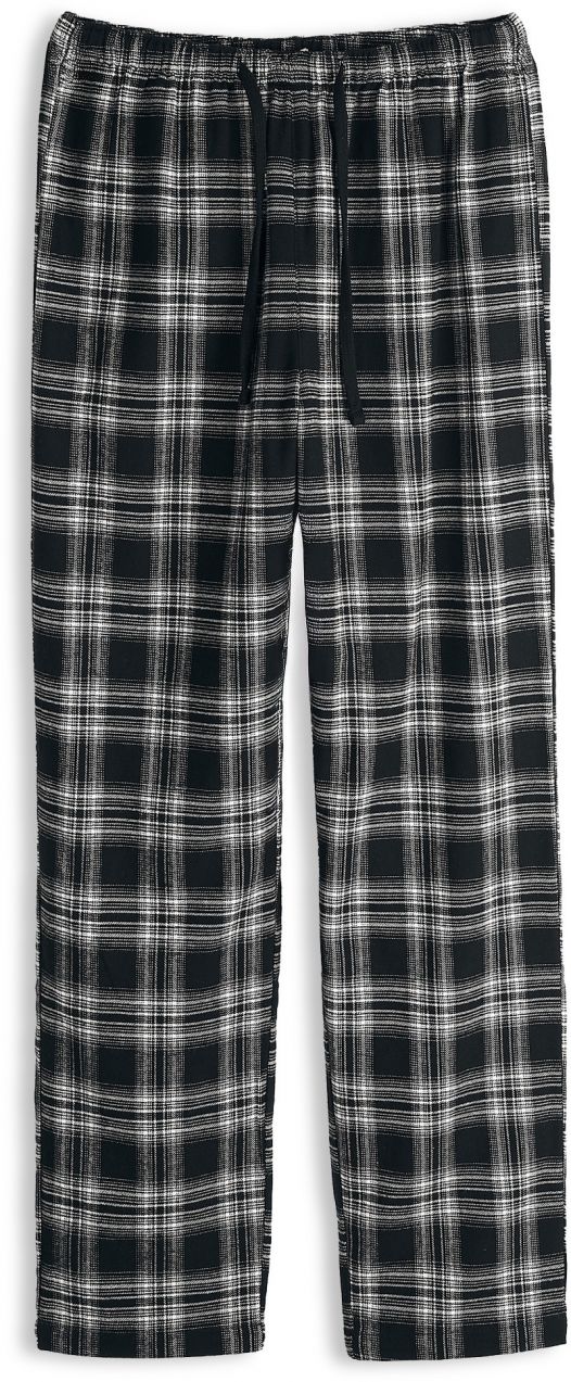 GATE Bavlnené kárované pyžamové nohavice