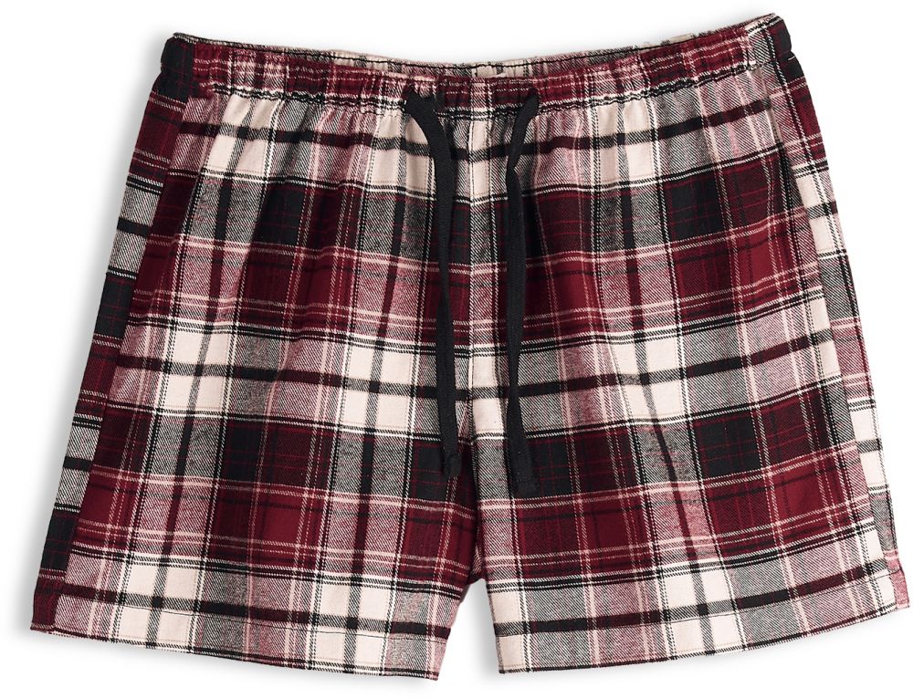 GATE Bavlnené kárované pyžamové šortky