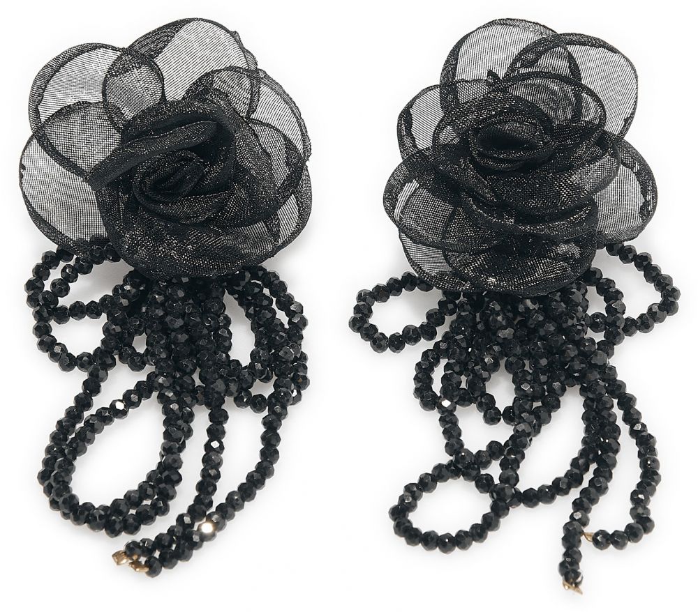 GATE Náušnice v tvare kvietku s ozdobnými korálkami