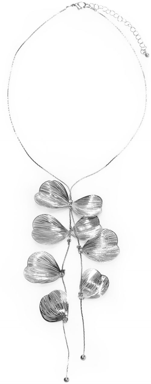 GATE Dlhý zdobený kovový náhrdelník